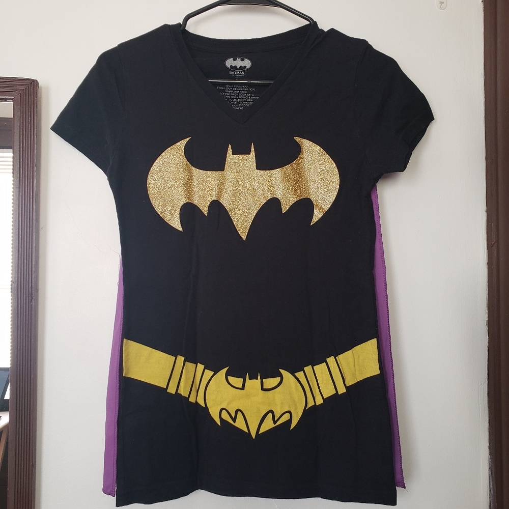 Batgirl Removable Cape T-Shirt.